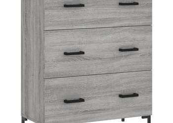 Szafka szary dąb sonoma 695x34x90cm materiał drewnopochodny WM-827858