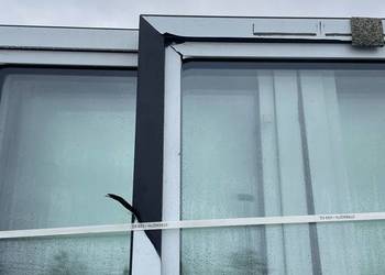 Okno tarasowe balkon 300x220 297x214 czarny mat - z magazynu