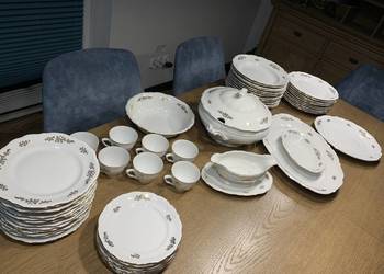 Serwis obiadowy porcelana Wałbrzych PRL