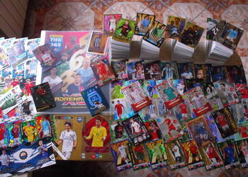 Karty piłkarskie Mega zestaw 500 kart i album, bez powtórek Na prezent