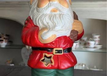 Mikołaj z workiem, na świeczkę. Ozdoba. Boże Narodzenie Mikołaj z workiem, na świeczkę. Ozdoba. Boże Narodzenie