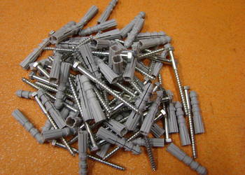 Kołek rozporowy fi 10 x 50 mm z wkrętem L=80mm Ref. 10/680