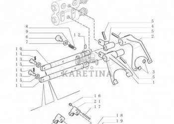 New Holland T6090 Widełki przesuwnika 148mm int 5180055