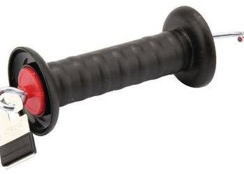 Uchwyt bramowy czarny z zapinką Litzclip do taśmy, 20 mm AKO 4494120