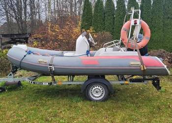 Ponton RIB 390 C z silnikiem i przyczepą