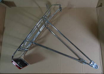 solidny rowerowy bagażnik druciany pod koło 28" RETRO