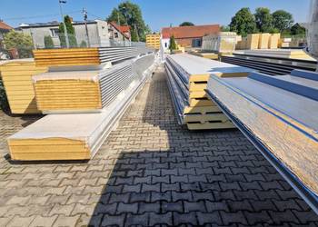 Płyta warstwowa ścienna, dachowa różne grubości 1 i 2 gatunek