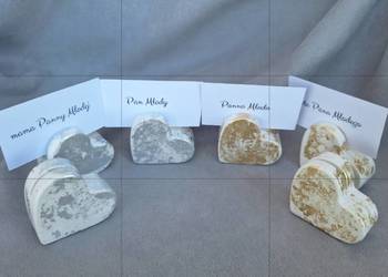 Podstawki pod winietki ślub wesele komunia chrzest