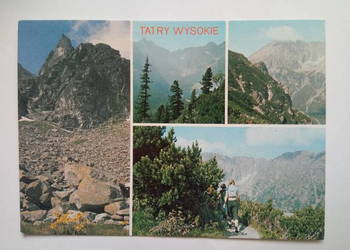 Pocztówka Tatry Wysokie 1992r. + Znaczek