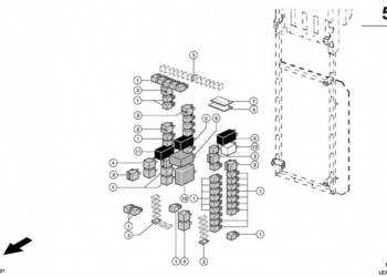 Claas Lexion 600 MODUŁ 0000146340 (Centrala elektryczna, przekażniki i bez…