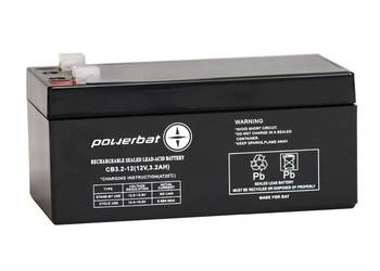 Akumulator3.2-12 12V 3.2Ah CB  żelowy POWERBAT