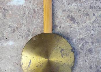 642 Wahadło starego zegara ściennego Metron 11,5cm dł 23cm