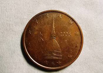Włochy, 2 Euro Cent, 2005, Rome, Miedź