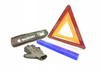 TRÓJKĄT OSTRZEGAWCZY SUZUKI + ETUI I RĘKAWICZKI BERNER TRÓJKĄT OSTRZEGAWCZY SUZUKI + ETUI I RĘKAWICZKI BERNER