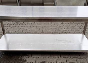 STÓŁ GASTRONOMICZNY Z PÓŁKĄ - CENTRALNY - 200/70/85 CM - M.1743.N