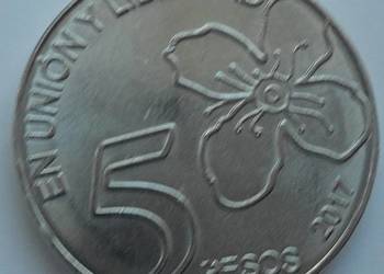 ARGENTYNA-5 PESOS-2017 r (ARAYAN)