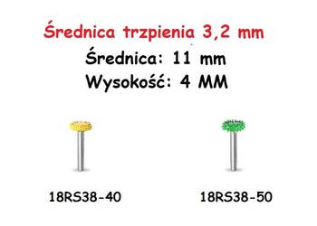 FREZ Z WĘGLIKA PROFIL DYSK 4/11 mm DO DREMELA SABURRTOOTH