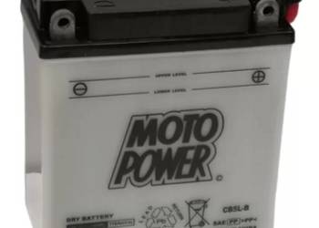 Akumulator motocyklowy 5Ah 65A  MotoPower CB5L-B YB5L-B 12V E