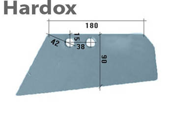 Lemiesz 300hektarów HARDOX 50603/L części do pługa FROST