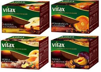 Vitax herbata owocowa zimowa 15 t morela śliwka gruszka pomarańcza