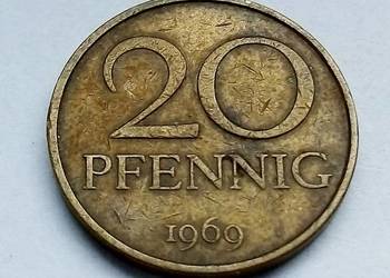 NIEMCY-20 PFENNIG-1969 r