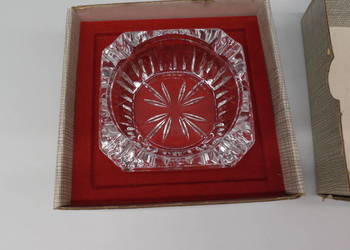 Popielniczka Kryształowa Cristal d'Arques (Francja), Oryginalne Pudełko