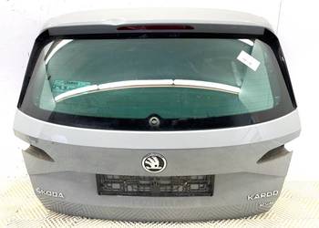 KLAPA TYŁ SKODA KAROQ SUV szary Steel TYLNA, BAGAŻNIKA