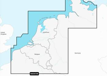 Mapa Navionics+ Regular NAEU076R (Benelux i Niemcy, Zachód)