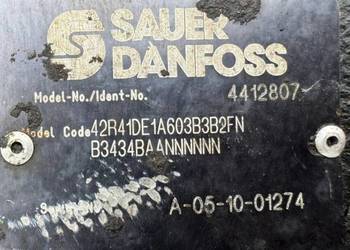 SAUER DANFOSS 42R41D (42R41DE1A603B3B2FN ; 4412807) Pompa hydrauliczna