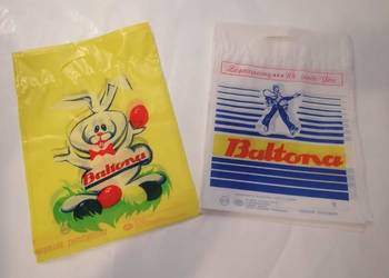 Reklamówki BALTONA retro vintage PRL 10szt