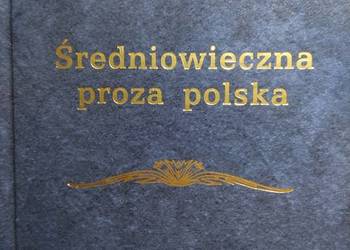 Średniowieczna proza polska książki Bródno księgarnie antyki