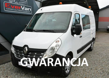Renault Master średniak 7 osobowy brygadówka doka pełna opcja
