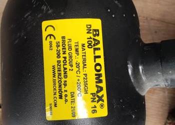 Zawór kulowy Ballomax DN100 PN 16