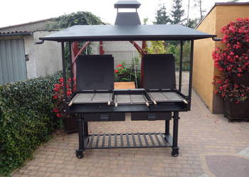 Grill cateringowy z zadaszeniem blacha 6 mm!!