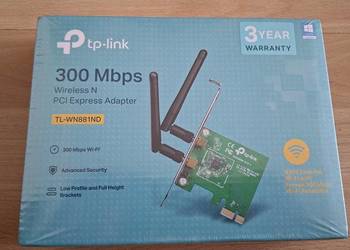 TP-Link TL-WN881ND / Wi-Fi / 300 Mbps / PCIe x1 / karta sieciowa