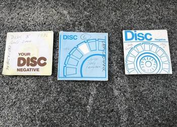 Disc Negative dysk z kliszami zdjęcia z lat 80 ze Szkocji