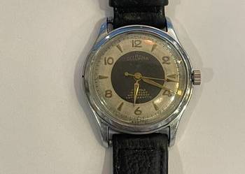 Delbana Swiss Made Vintage lata 50/60 – dwukolorowa tarcza Ring Dial