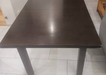 Sprzedam solidny stół drewniany rozkładany – kolor venge