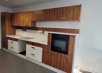 Nowoczesna Kuchnia Premium  Fornir Palisander Santos & Corian Okazja! Ekspo