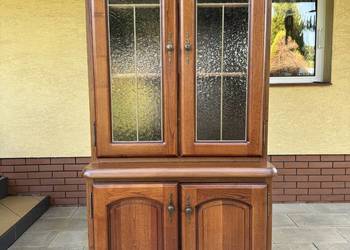 Witryna 2 drzwiowa Bawaria BRW kredens komoda szafka przeszklona