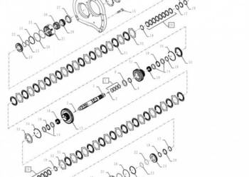 New Holland T6090 T6070 Wałek zębaty 86987612