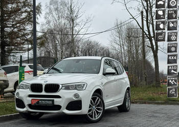 BMW X3 2.0 / 190KM FULL LED M-Pakiet Automat Nawigacja Kamera Półskóra F25…