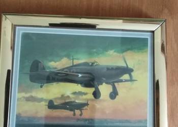 Obraz samolot myśliwiec Spitfire