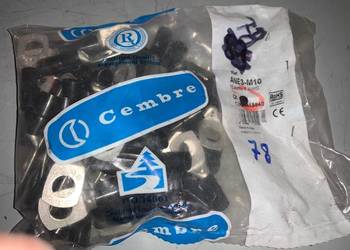 Końcówka oczkowa miedziana izolowana Cembre 16mm2 M10 x78