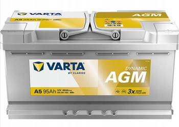 Akumulator VARTA Silver Dynamic A5 95Ah 850A START&STOP AGM (wcześniej G14) Akumulator VARTA Silver Dynamic A5 95Ah 850A START&STOP AGM (wcześniej G14)