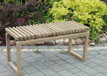 Stylowa Ławka Ogrodowa / Siedzisko – Nowoczesny Design – Trwała!