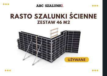 Rasto szalunki ścienne używane zestaw 46 m2