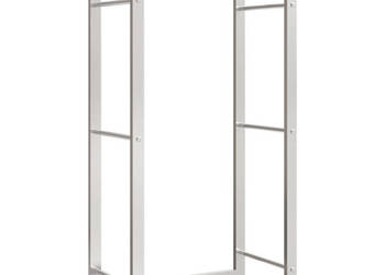 Stojak na drewno opałowe 50x28x94 cm stal nierdzewna WM-357860