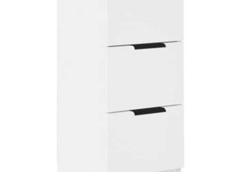 vidaXL Szafka, biała, 30x30x70 cm（SKU:811151）