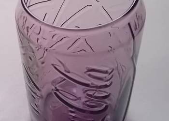 Kolekcjonerska okolicznościowa szklanka Coca Cola 20 Jahre McDonalds.Fiolet